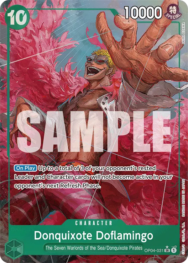 Donquixote Doflamingo (Alt Art), Premium Booster -The Best- OP04-031