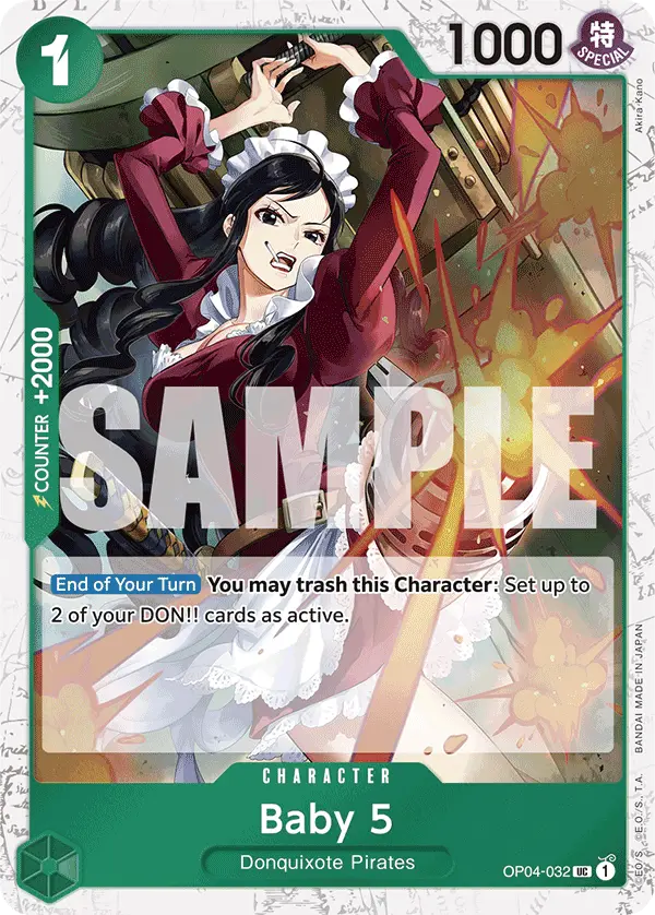 Baby 5 (Jolly Roger Foil), Premium Booster -The Best- OP04-032