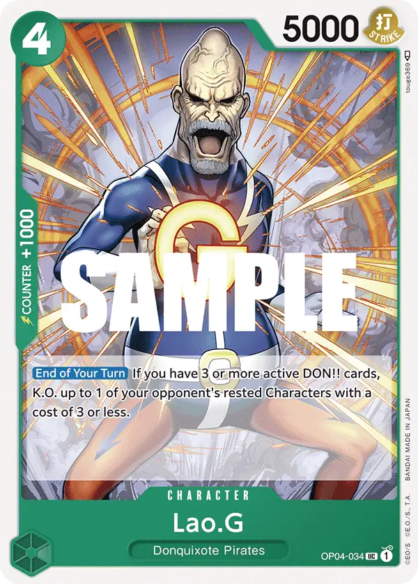 Lao.G, Kingdoms of Intrigue OP04-034