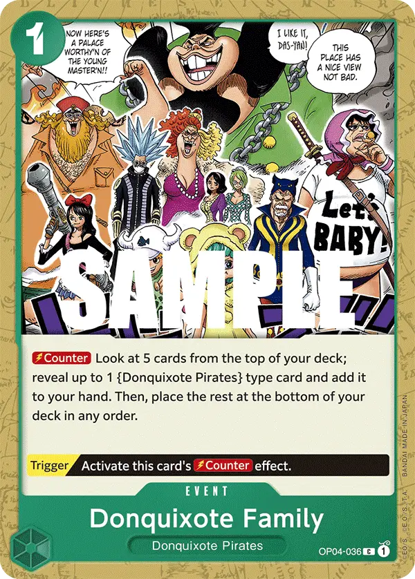 Donquixote Family, Kingdoms of Intrigue OP04-036
