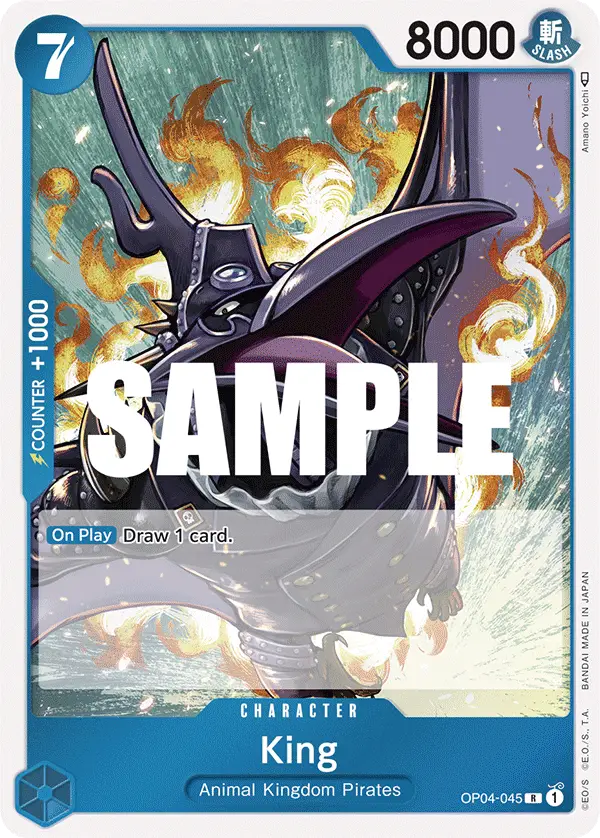 King, Kingdoms of Intrigue OP04-045