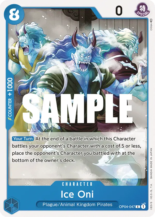 Ice Oni, Kingdoms of Intrigue OP04-047