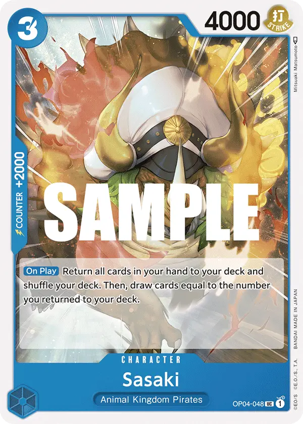 Sasaki, Kingdoms of Intrigue OP04-048