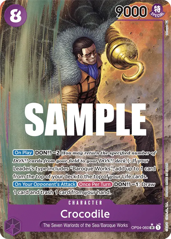 Crocodile (Alt Art), Kingdoms of Intrigue OP04-060