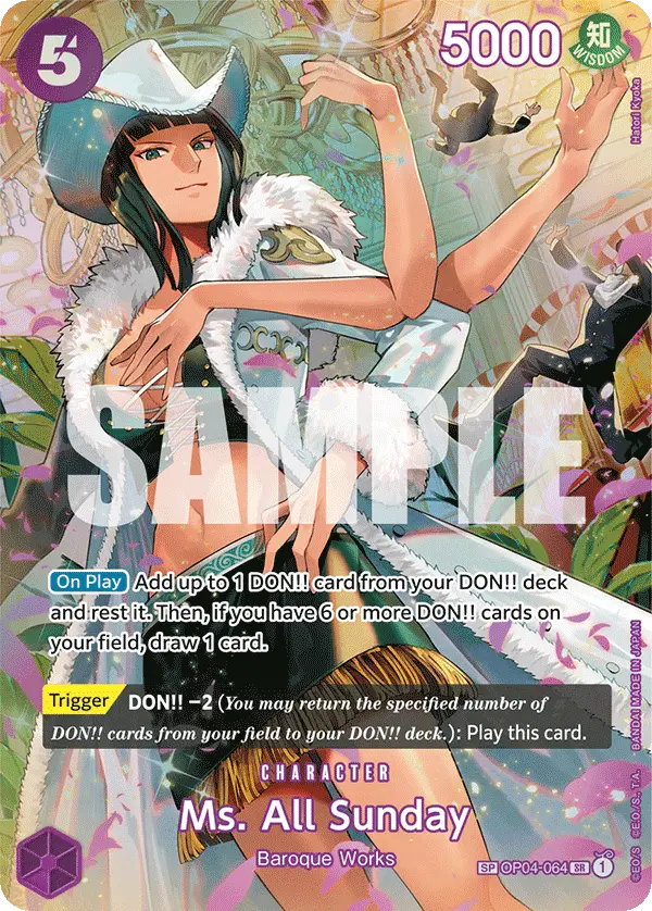 Ms. All Sunday (SP), Wings of the Captain OP04-064