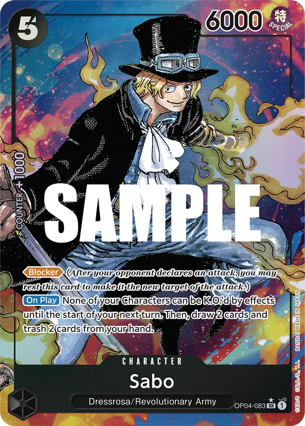 Sabo (Alt Art), Kingdoms of Intrigue OP04-083
