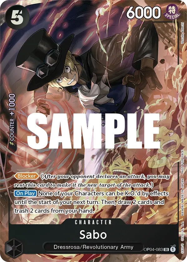 Sabo (Sealed Battle 2023 Vol. 1), One Piece Promotion Cards OP04-083