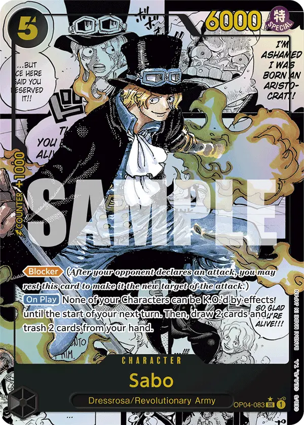 Sabo (Manga), Premium Booster -The Best- OP04-083