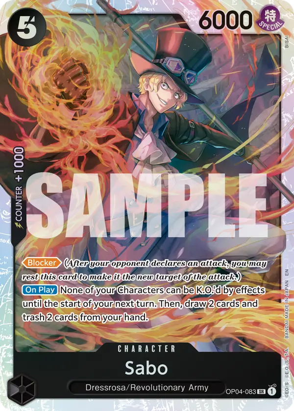 Sabo (Reprint), Premium Booster -The Best- Vol. 2 OP04-083