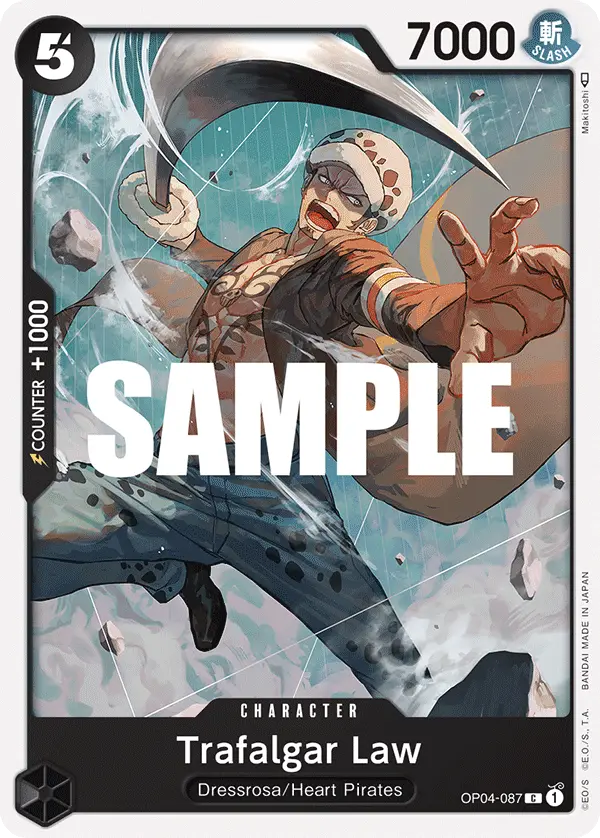 Trafalgar Law (Welcome Pack Vol. 1), One Piece Promotion Cards OP04-087
