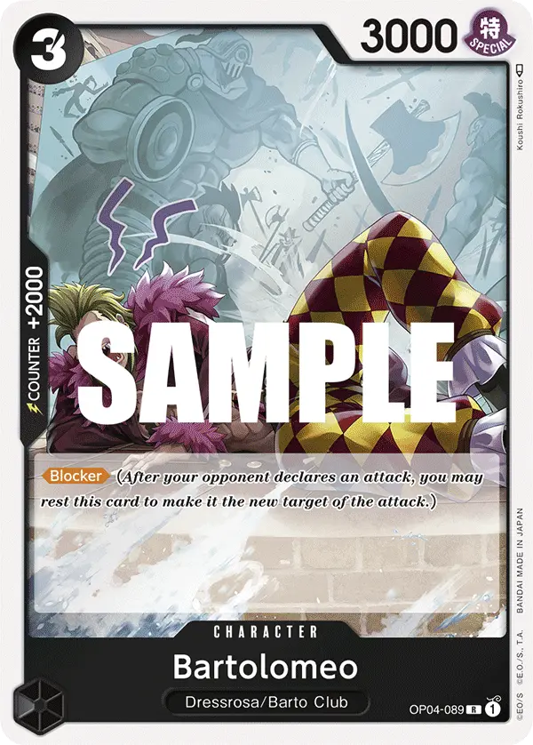 Bartolomeo, Kingdoms of Intrigue OP04-089