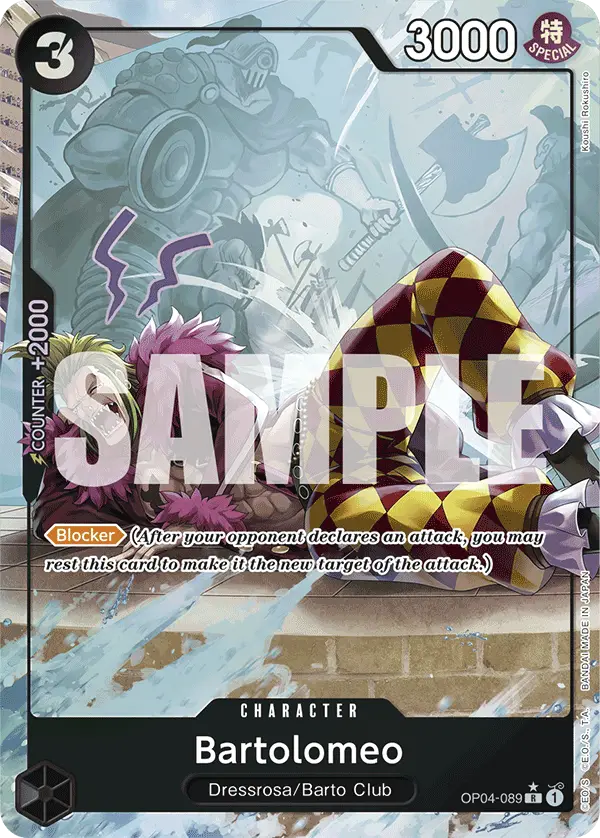 Bartolomeo (Full Art), Premium Booster -The Best- OP04-089