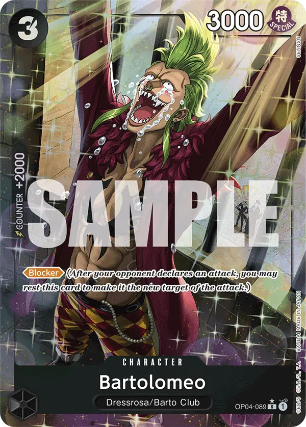 Bartolomeo (Alt Art), Premium Booster -The Best- OP04-089