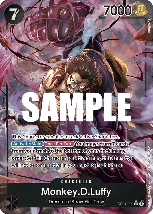 Monkey.D.Luffy (Alt Art), Kingdoms of Intrigue OP04-090