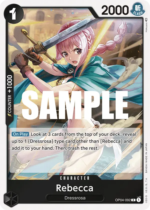 Rebecca, Kingdoms of Intrigue OP04-092