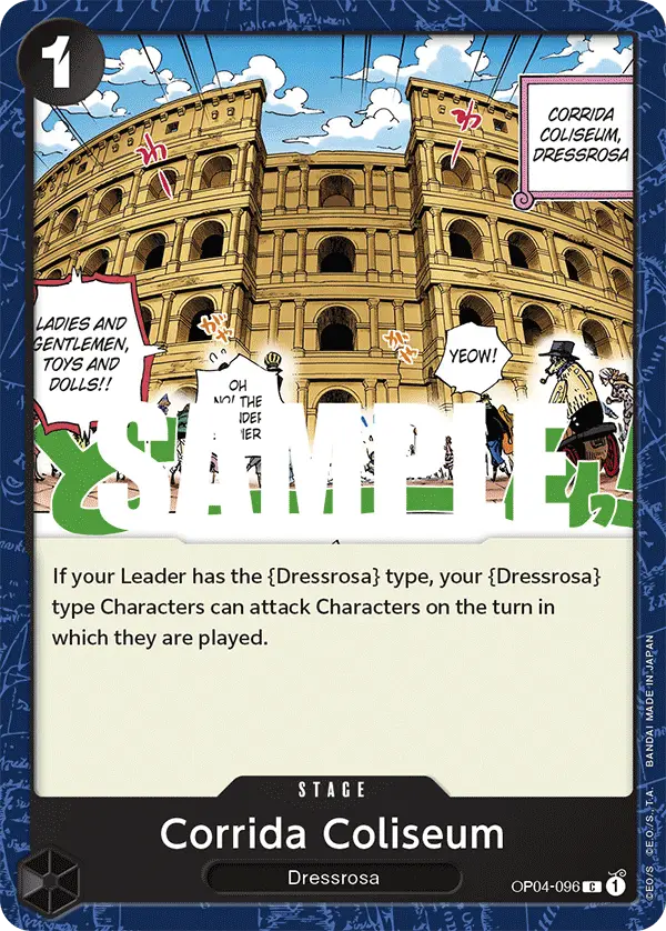 Corrida Coliseum, Kingdoms of Intrigue OP04-096