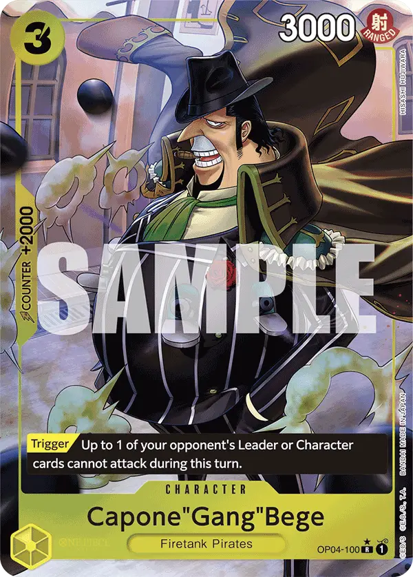 Capone"Gang"Bege (Full Art), Premium Booster -The Best- OP04-100