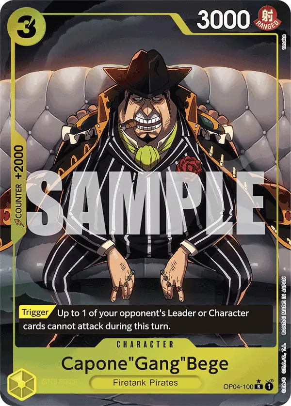 Capone"Gang"Bege (Alt Art), Premium Booster -The Best- OP04-100