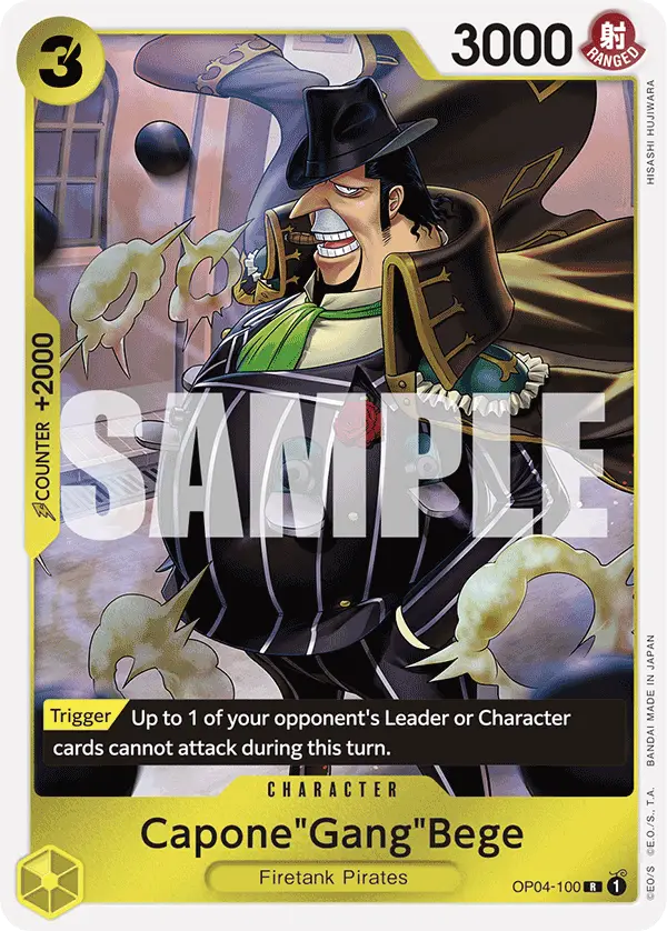 Capone"Gang"Bege (Reprint), Premium Booster -The Best- OP04-100