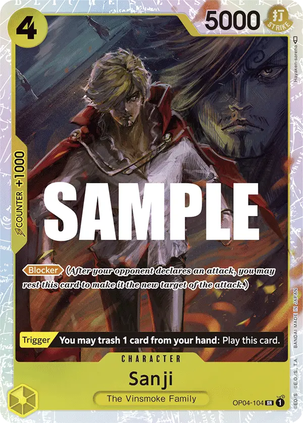 Sanji, Kingdoms of Intrigue OP04-104
