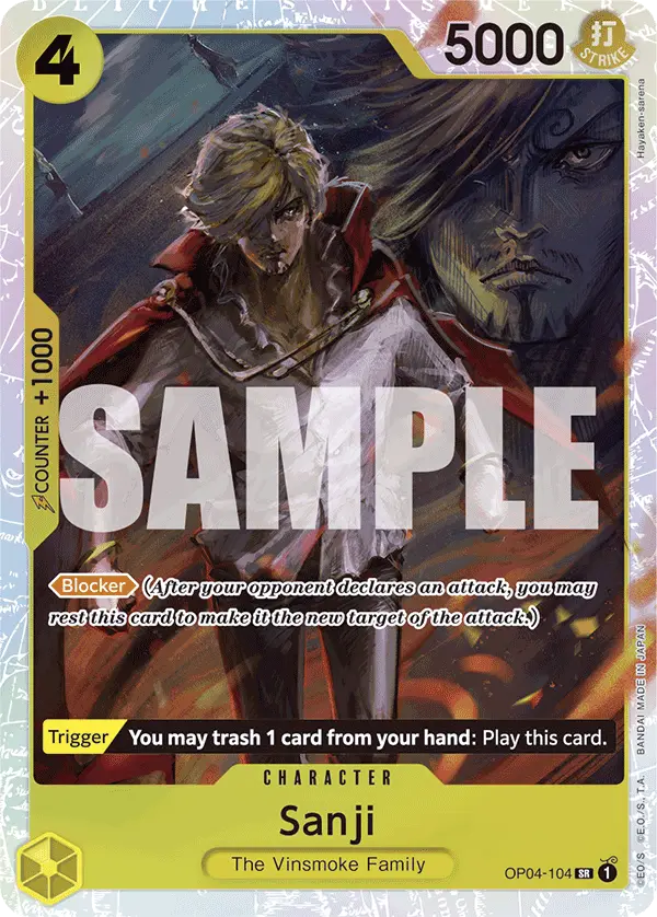 Sanji (Reprint), Premium Booster -The Best- OP04-104
