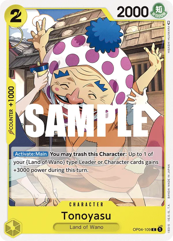 Tonoyasu, Kingdoms of Intrigue OP04-109
