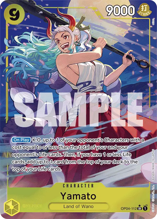 Yamato (Alt Art), Premium Booster -The Best- OP04-112