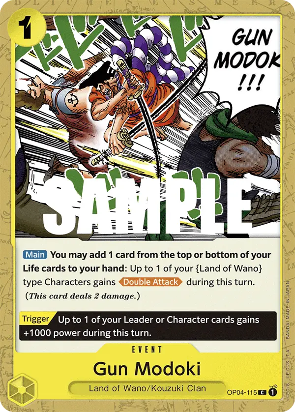 Gun Modoki, Kingdoms of Intrigue OP04-115