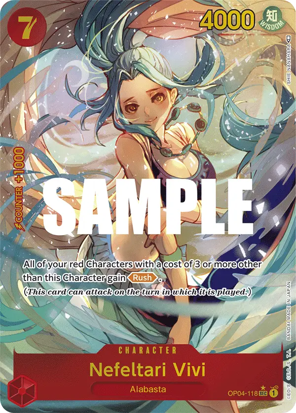 Nefeltari Vivi (Alt Art), Kingdoms of Intrigue OP04-118