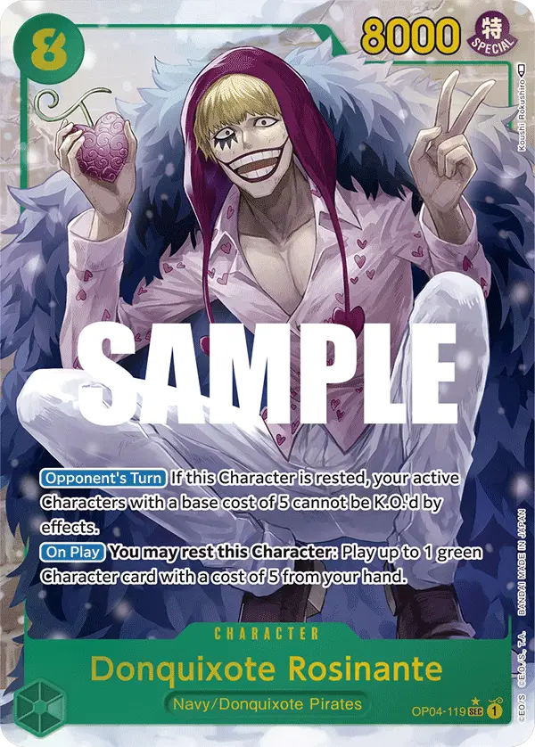 Donquixote Rosinante (Alt Art), Kingdoms of Intrigue OP04-119