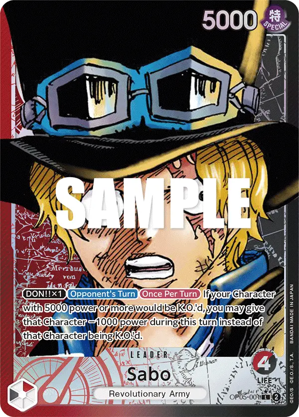 Sabo (Alt Art), Awakening of the New Era OP05-001