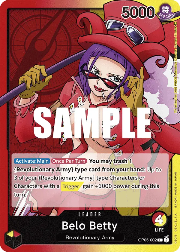 Belo Betty, Awakening of the New Era OP05-002