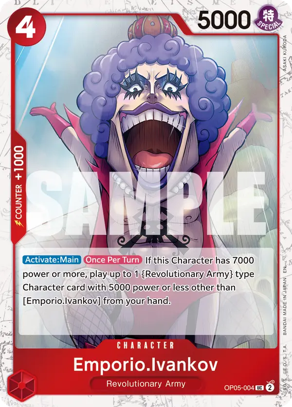 Emporio.Ivankov (Pirate Foil), Premium Booster -The Best- Vol. 2 OP05-004
