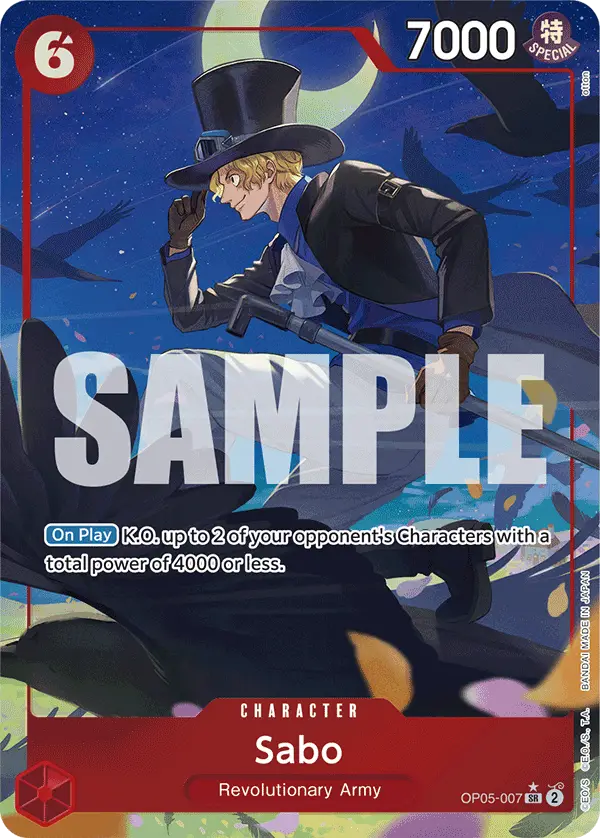 Sabo (Alt Art), Premium Booster -The Best- OP05-007