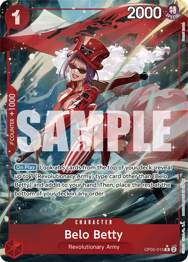 Belo Betty (Full Art), Premium Booster -The Best- OP05-015