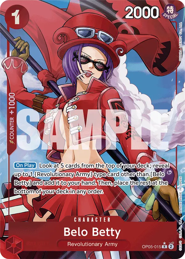 Belo Betty (Alt Art), Premium Booster -The Best- OP05-015