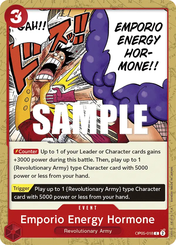 Emporio Energy Hormone, Awakening of the New Era OP05-018
