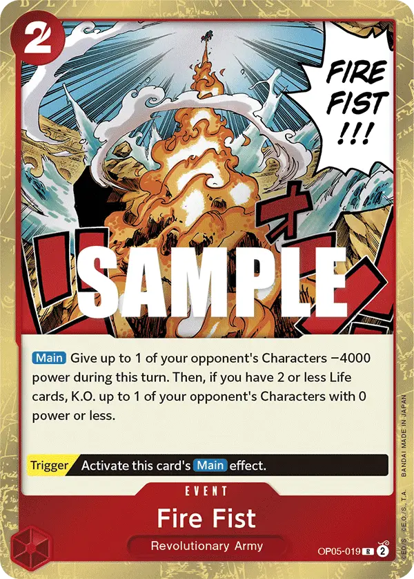 Fire Fist, Awakening of the New Era OP05-019