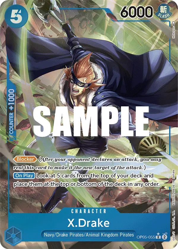 X.Drake (Alt Art), Awakening of the New Era OP05-055