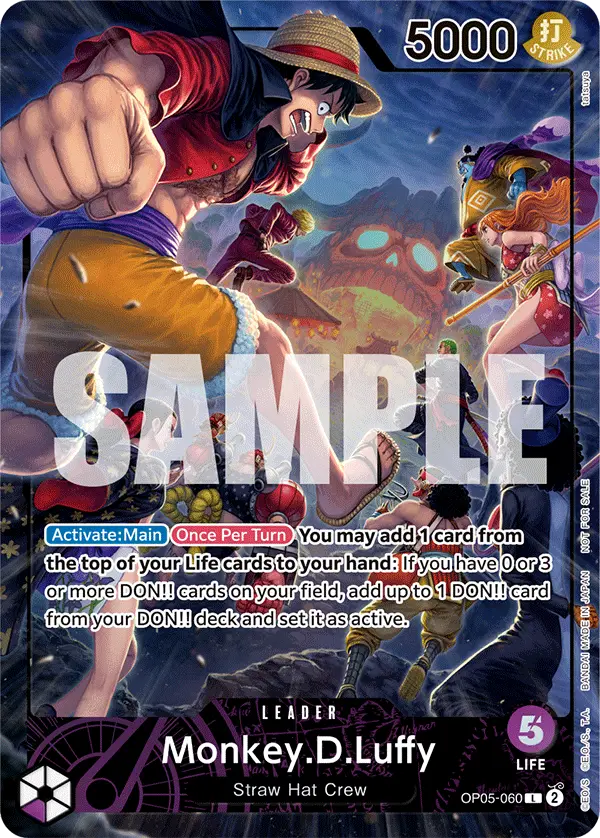 Monkey.D.Luffy (PSA Magazine), One Piece Promotion Cards OP05-060