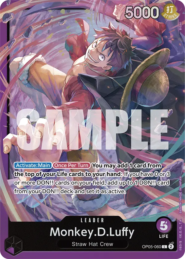 Monkey.D.Luffy, Starter Deck 18 PURPLE Monkey.D.Luffy OP05-060