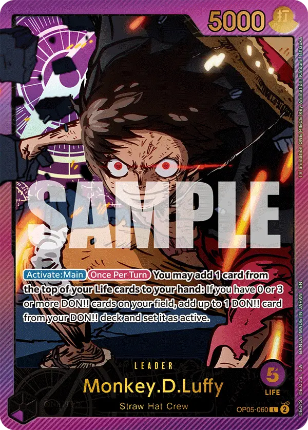 Monkey.D.Luffy (SP), Extra Booster: Anime 25th Collection OP05-060