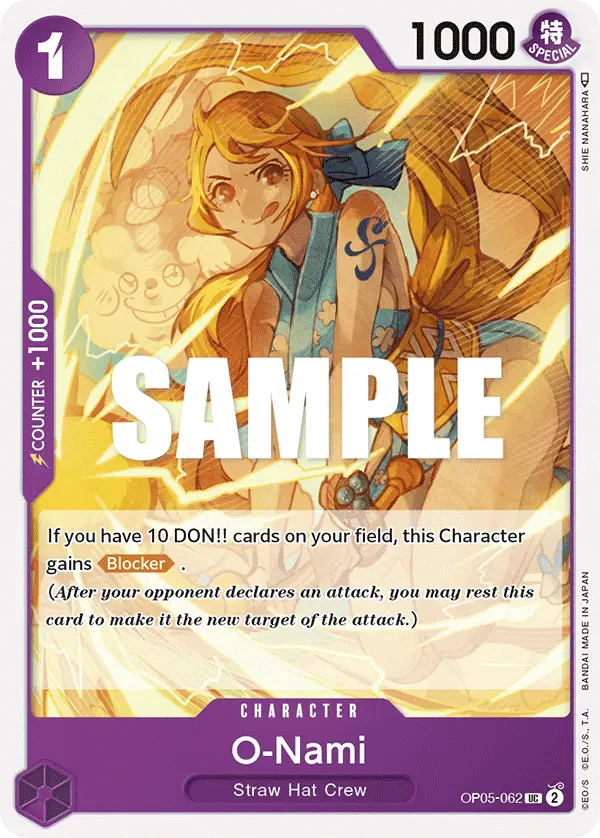 O-Nami, Awakening of the New Era OP05-062