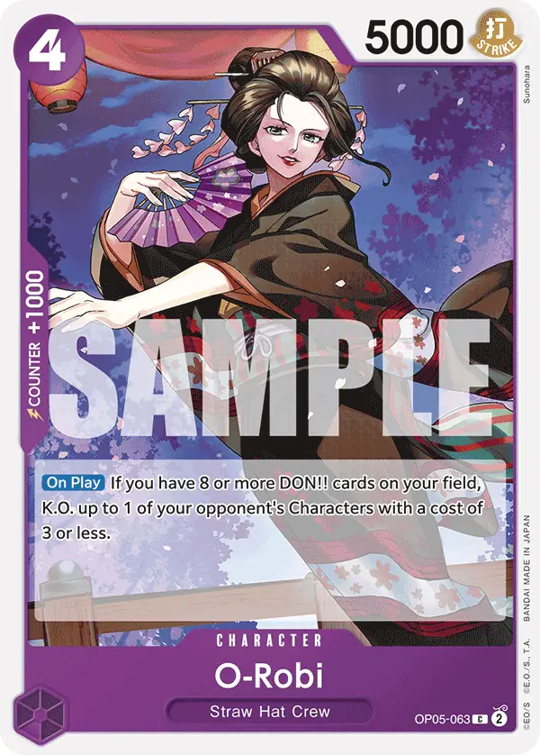 O-Robi, Starter Deck 18 PURPLE Monkey.D.Luffy OP05-063