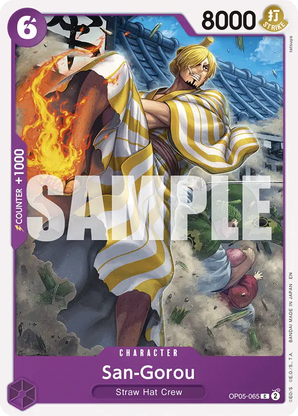 San-Gorou (Reprint), Starter Deck 26 PURPLE/BLACK Monkey.D.Luffy OP05-065