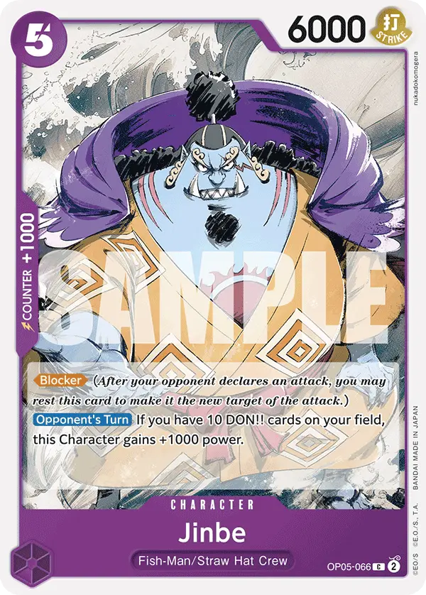 Jinbe, Starter Deck 18 PURPLE Monkey.D.Luffy OP05-066