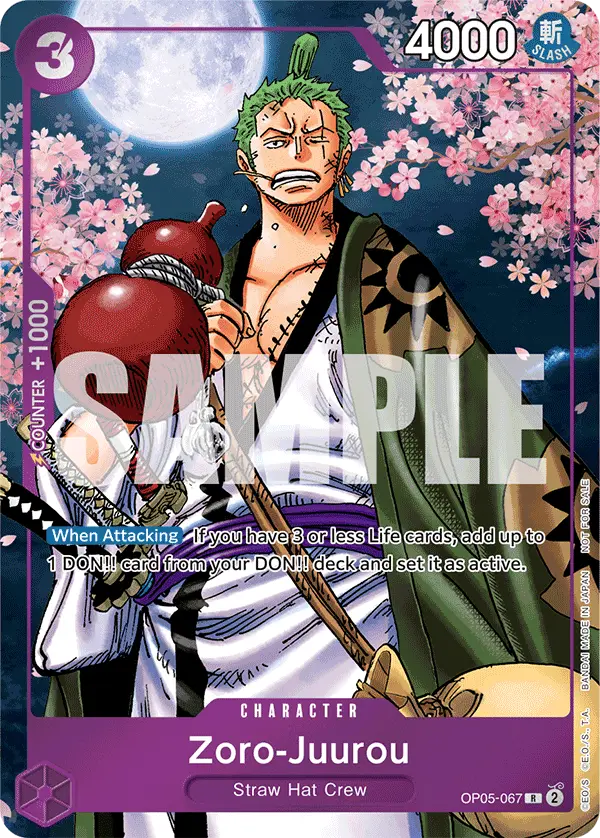 Zoro-Juurou (Event Pack Vol. 5), One Piece Promotion Cards OP05-067