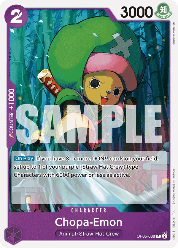 Chopa-Emon, Starter Deck 18 PURPLE Monkey.D.Luffy OP05-068