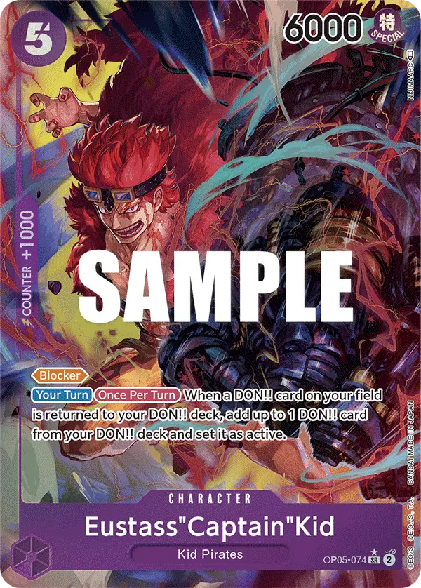 Eustass"Captain"Kid (Alt Art), Awakening of the New Era OP05-074
