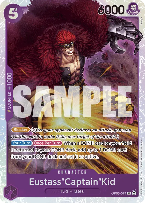 Eustass"Captain"Kid (Reprint), Premium Booster -The Best- OP05-074